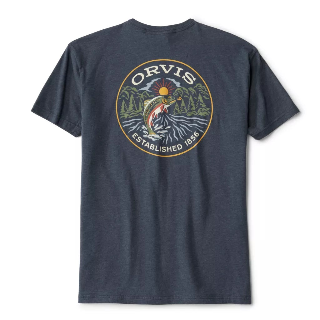 Spring Creek T-Shirt- Navy